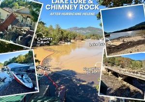 Lake Lure and Chimney Rock community resilience post-Hurricane Helene 2024